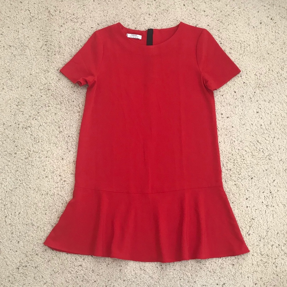 Mango Suit Collection Mini Red Dress Size US 4